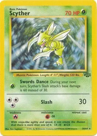 Scyther (26/64) [Jungle Unlimited] Pokémon