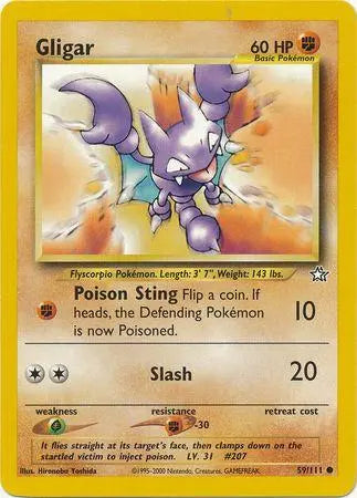 Gligar (59/111) [Neo Genesis Unlimited] Pokémon