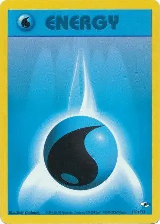Water Energy (132/132) [Gym Heroes Unlimited] Pokémon