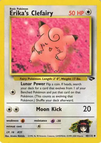 Erika's Clefairy (40/132) [Gym Challenge Unlimited] Pokémon