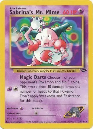 Sabrina's Mr. Mime (59/132) [Gym Challenge Unlimited] Pokémon