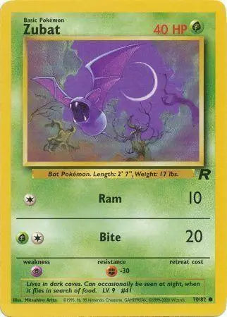 Zubat (70/82) [Team Rocket Unlimited] Pokémon