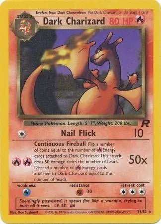 Dark Charizard (21/82) [Team Rocket Unlimited] Pokémon