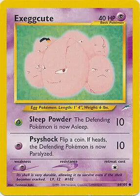 Exeggcute (64/105) [Neo Destiny Unlimited] Pokémon