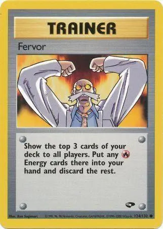 Fervor (124/132) [Gym Challenge Unlimited] Pokémon