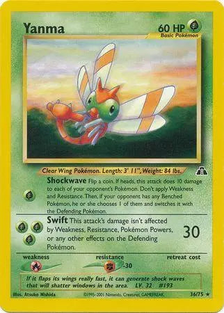 Yanma (36/75) [Neo Discovery Unlimited] Pokémon