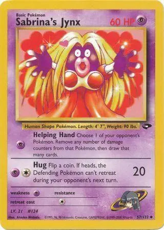 Sabrina's Jynx (57/132) [Gym Challenge Unlimited] Pokémon