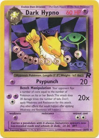 Dark Hypno (26/82) [Team Rocket Unlimited] Pokémon