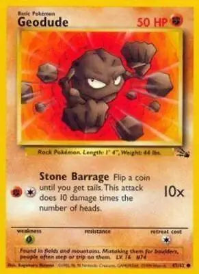 Geodude (47/62) [Fossil Unlimited] Pokémon