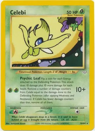 Celebi (16/64) [Neo Revelation Unlimited] Pokémon