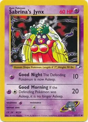 Sabrina's Jynx (59/132) [Gym Heroes Unlimited] Pokémon