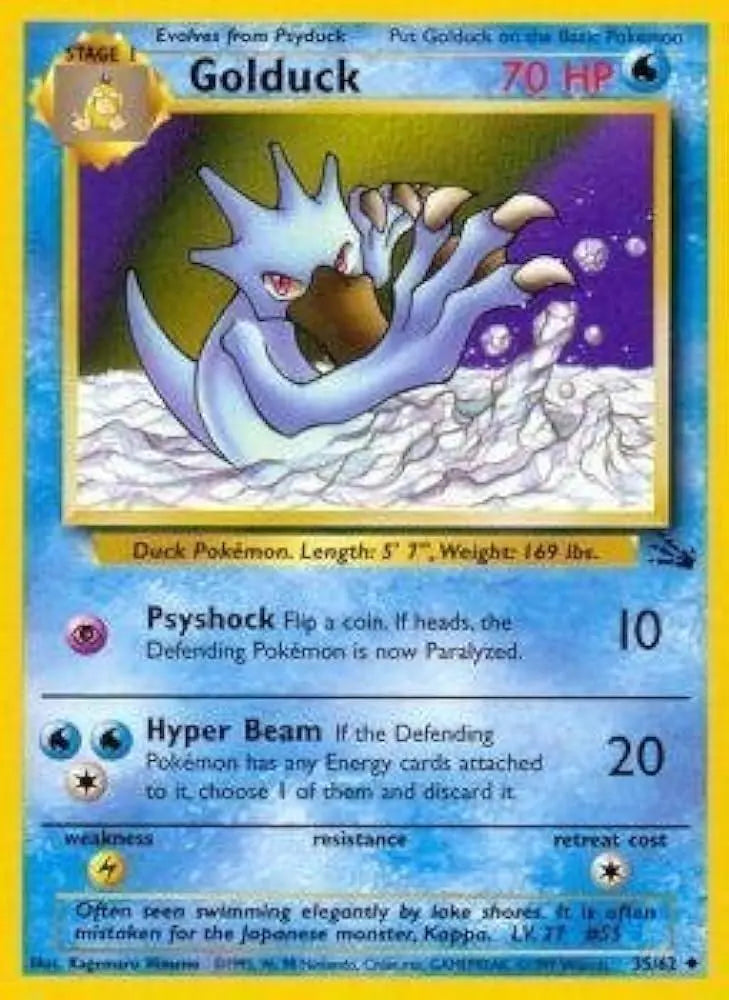 Golduck (35/62) [Fossil Unlimited] Pokémon