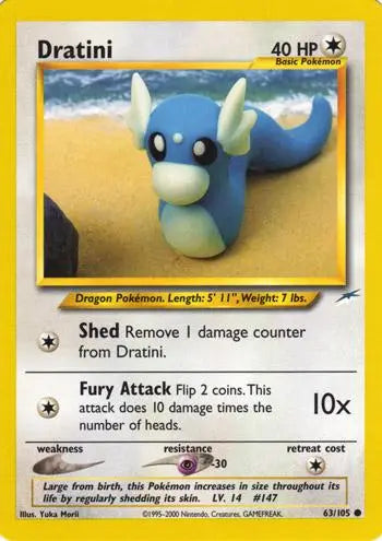 Dratini (63/105) [Neo Destiny Unlimited] Pokémon