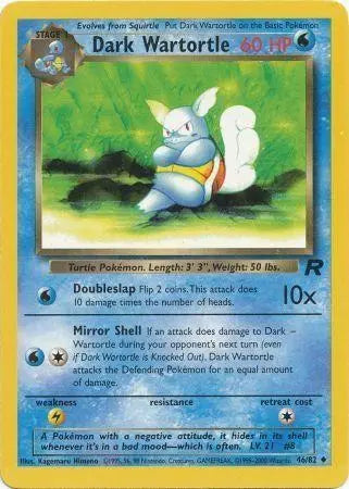 Dark Wartortle (46/82) [Team Rocket Unlimited] Pokémon