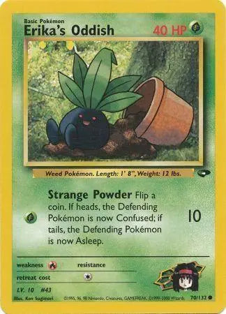 Erika's Oddish (70/132) [Gym Challenge Unlimited] Pokémon