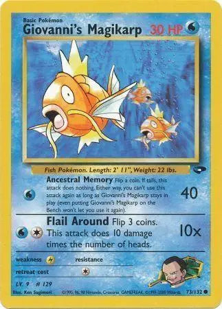 Giovanni's Magikarp (73/132) [Gym Challenge Unlimited] Pokémon