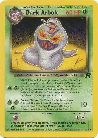 Dark Arbok (19/82) [Team Rocket Unlimited] Pokémon
