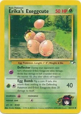 Erika's Exeggcute (43/132) [Gym Heroes Unlimited] Pokémon