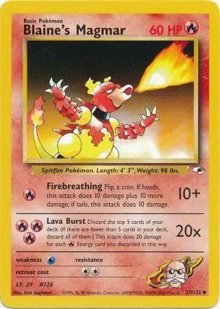 Blaine's Magmar (37/132) [Gym Heroes Unlimited] Pokémon