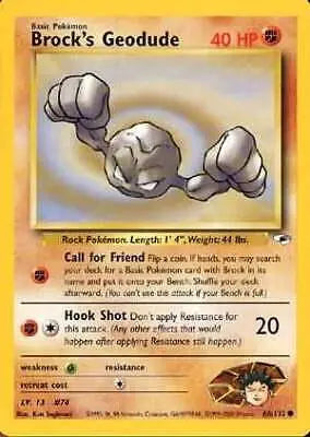 Brock's Geodude (66/132) [Gym Heroes Unlimited] Pokémon