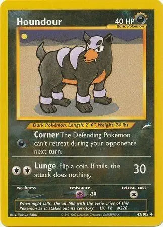 Houndour (43/105) [Neo Destiny Unlimited] Pokémon