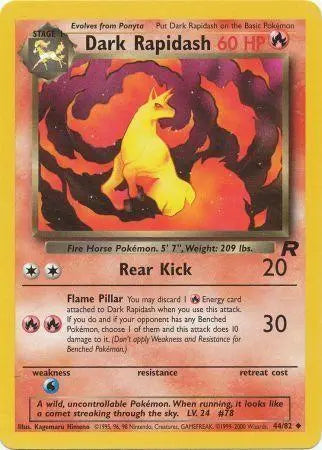Dark Rapidash (44/82) [Team Rocket Unlimited] Pokémon