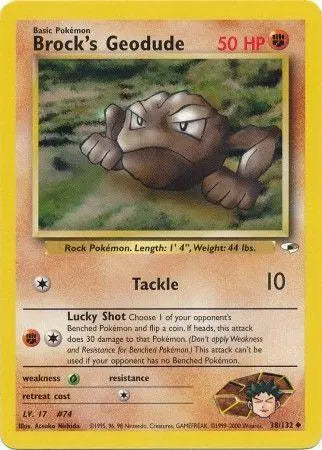 Brock's Geodude (38/132) [Gym Heroes Unlimited] Pokémon