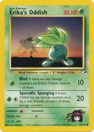 Erika's Oddish (78/132) [Gym Heroes Unlimited] Pokémon