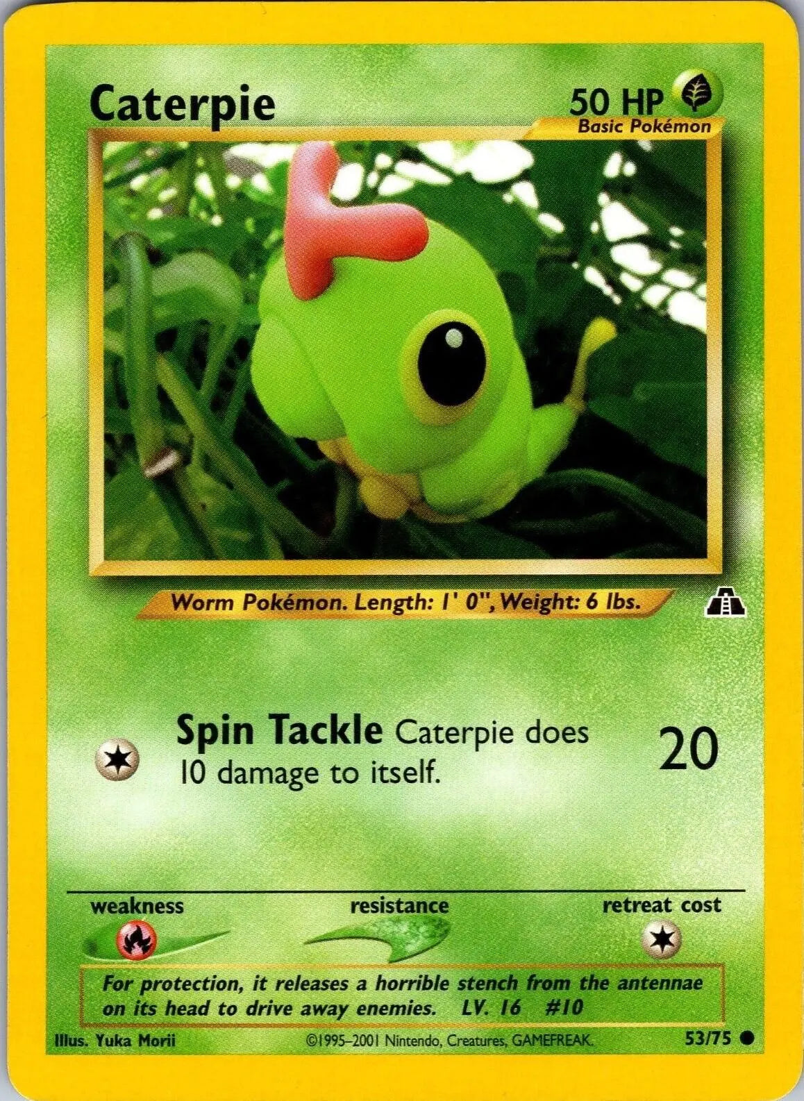 Caterpie (53/75) [Neo Discovery Unlimited] Pokémon