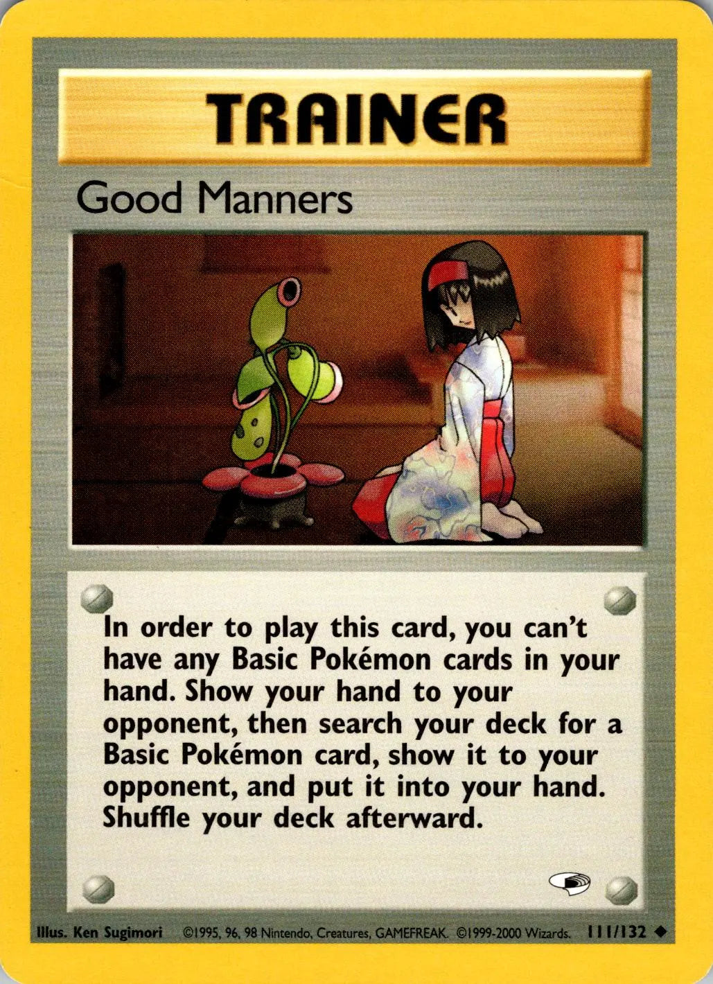 Good Manners (111/132) [Gym Heroes Unlimited] Pokémon