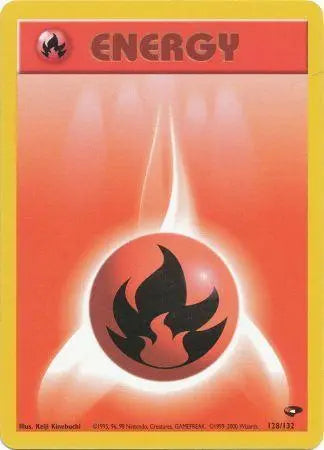 Fire Energy (128/132) [Gym Challenge Unlimited] Pokémon