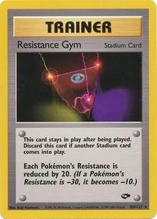 Resistance Gym (109/132) [Gym Challenge Unlimited] Pokémon