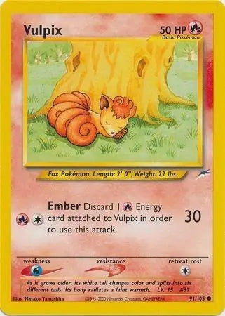 Vulpix (91/105) [Neo Destiny Unlimited] Pokémon