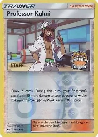 Professor Kukui (128/149) (Regional Championship Promo Staff) [Sun & Moon: Base Set] Pokémon