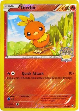 Torchic (12/111) (City Championship Promo) [XY: Furious Fists] Pokémon