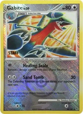 Gabite (59/147) (Championship Promo Staff) [Platinum: Supreme Victors] Pokémon