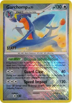 Garchomp (5/147) (Championship Promo Staff) [Platinum: Supreme Victors] Pokémon