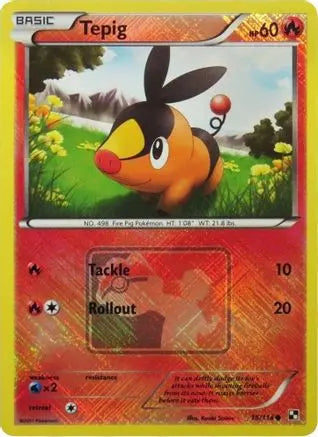 Tepig (15/114) (League Promo) [Black & White: Base Set] Pokémon