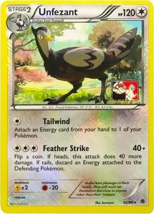 Unfezant (82/98) (League Promo) [Black & White: Emerging Powers] Pokémon
