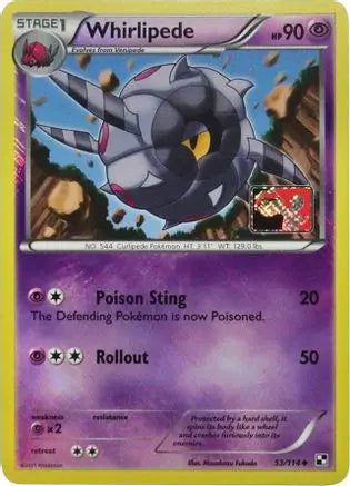 Whirlipede (53/114) (League Promo) [Black & White: Base Set] Pokémon