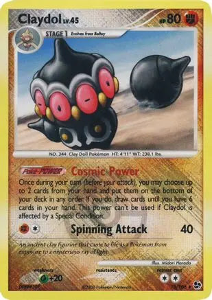 Claydol (15/106) (League Promo) [Diamond & Pearl: Great Encounters] Pokémon