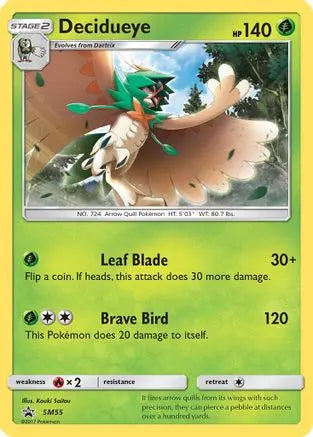 Decidueye (SM55) [Sun & Moon: Black Star Promos] Pokémon