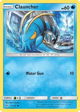 Clauncher (25/131) [Sun & Moon: Forbidden Light] Pokémon