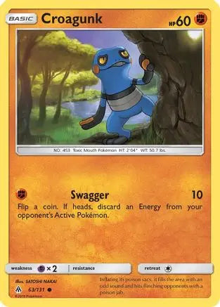 Croagunk (63/131) [Sun & Moon: Forbidden Light] Pokémon