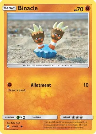 Binacle (66/131) [Sun & Moon: Forbidden Light] Pokémon