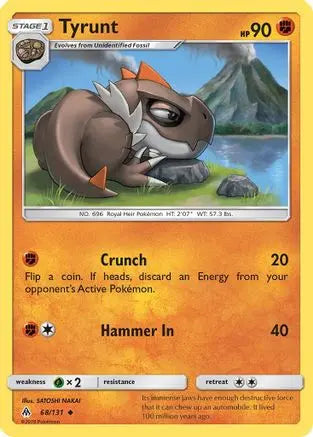 Tyrunt (68/131) [Sun & Moon: Forbidden Light] Pokémon