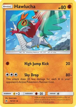 Hawlucha (70/131) [Sun & Moon: Forbidden Light] Pokémon