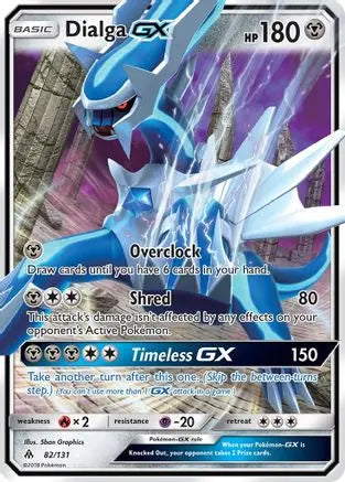 Dialga GX (82/131) [Sun & Moon: Forbidden Light] Pokémon