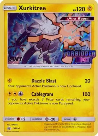 Xurkitree (SM116) (Staff Prerelease Promo) [Sun & Moon: Black Star Promos] Pokémon