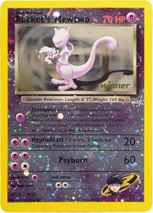 Rocket's Mewtwo (8) (Winner) [Best of Promos] Pokémon